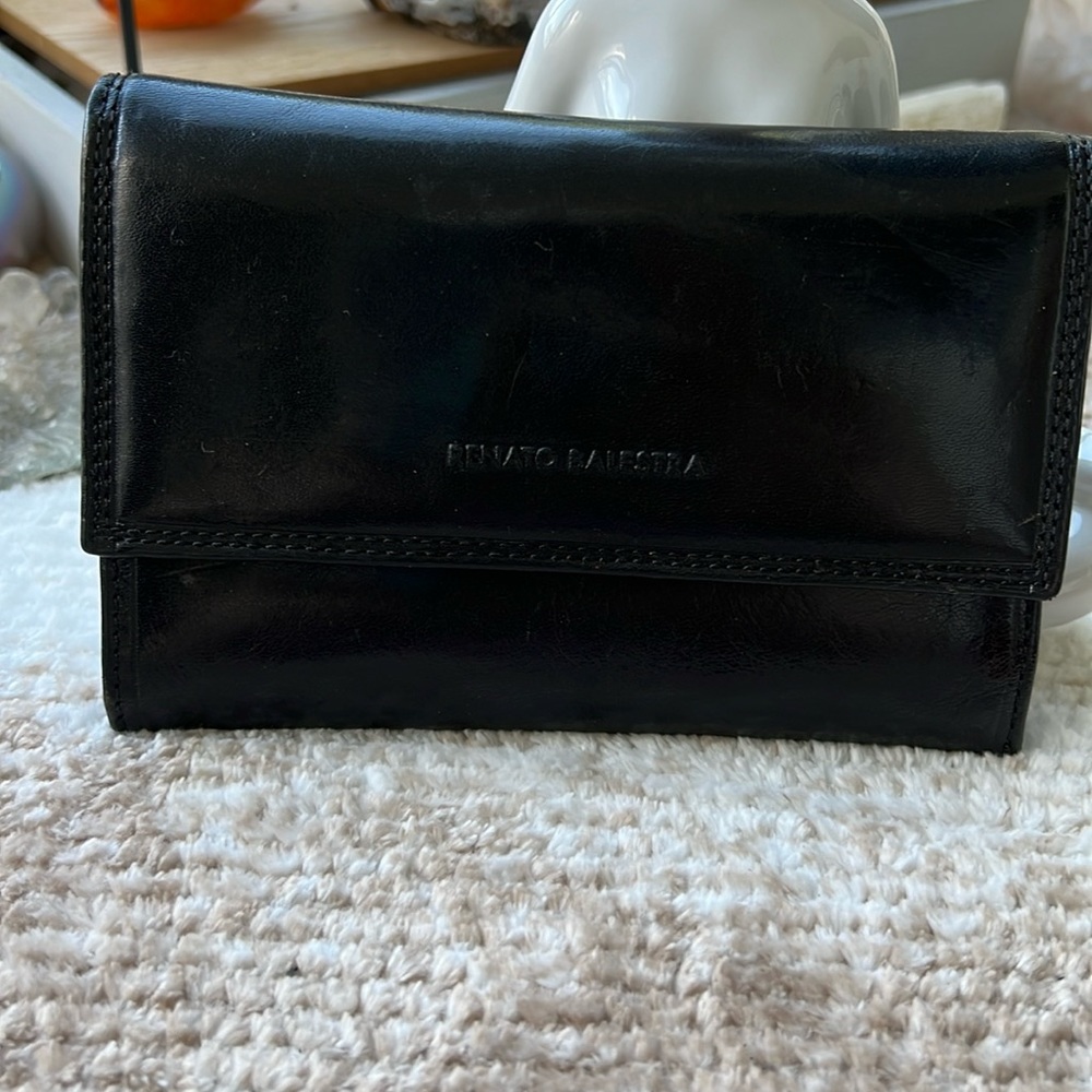 Renato Balestra Italian Leather Trifold